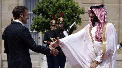 Emmanuel Macron accueille Mohammed ben Salmane à Paris