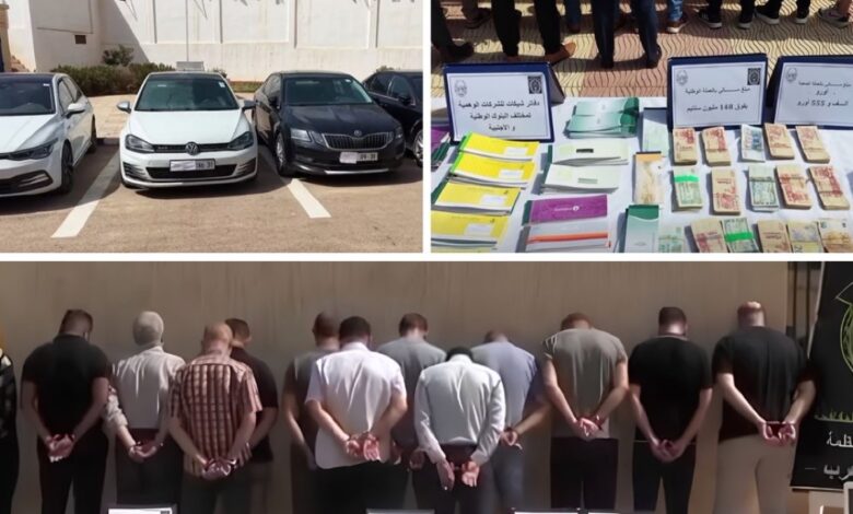Des véhicules, des documents et les suspects présentés après une opération de police à Oran