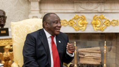 Le président sud-africain Cyril Ramaphosa