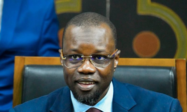Ousmane Sonko lors de l’ouverture de la session extraordinaire au Sénégal