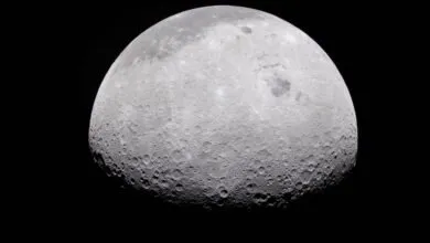 Surface cratérisée de la Lune photographiée par la NASA