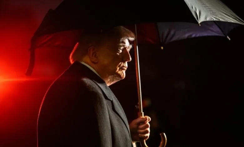 Donald Trump avant d’embarquer à bord de Marine One