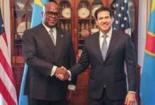 Félix Tshisekedi lors d’une rencontre officielle à Washington en 2026