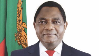 Le président zambien Hakainde Hichilema