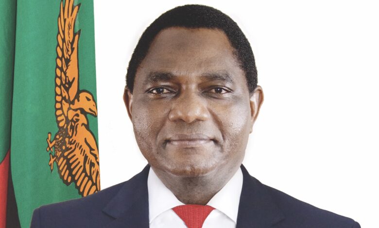 Le président zambien Hakainde Hichilema