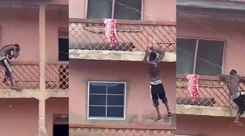 Un Nigérian change d’avis en pleine tentative de suicide