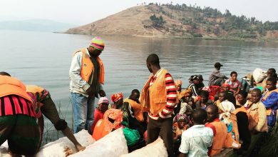 Bateau sur le lac Kivu, photo d’archive