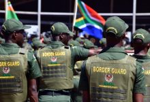 Gardes-frontières sud-africains, photographie d’archives mise en ligne en octobre 2023