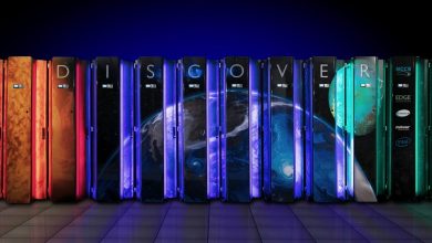 Le supercalculateur Discover de la NASA, illustration informatique