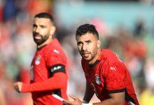Mahmoud Trezeguet et Mohamed Salah avec la sélection égyptienne
