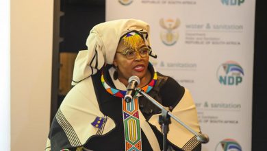 Pemmy Majodina, ministre sud-africaine de l'Eau et de l'Assainissement