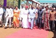 William Ruto pendant sa tournée dans la région du Nyanza