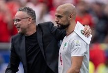 Sofyan Amrabat sous le maillot du Maroc