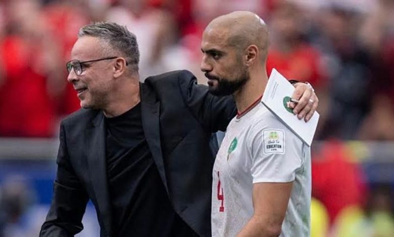 Sofyan Amrabat sous le maillot du Maroc