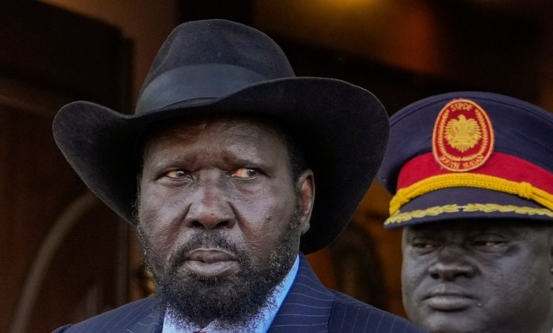 Salva Kiir à Juba, photo d’archives de février 2023