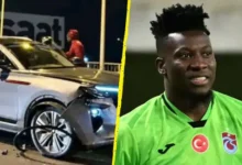André Onana, a été hospitalisé d&rsquo;urgence après un terrible accident de la route