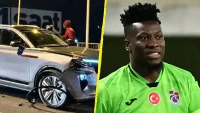 André Onana, a été hospitalisé d’urgence après un terrible accident de la route