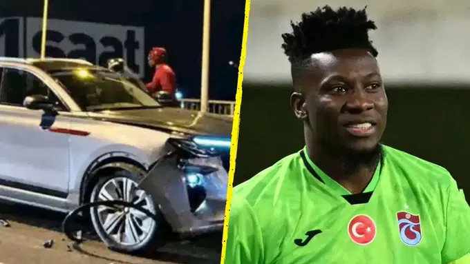 André Onana, a été hospitalisé d’urgence après un terrible accident de la route