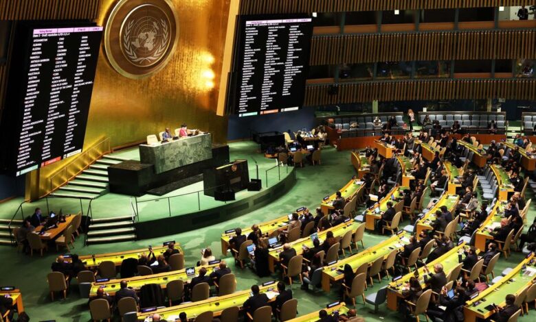 United Nations General Assembly Holds Special Session On Ukraine