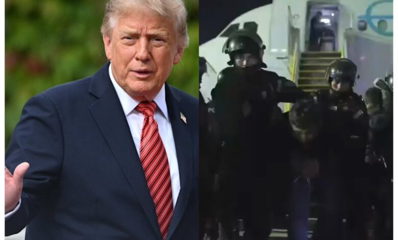 Trump partage des vidéos glaçantes de condamnés envoyés dans la méga-prison du Salvador
