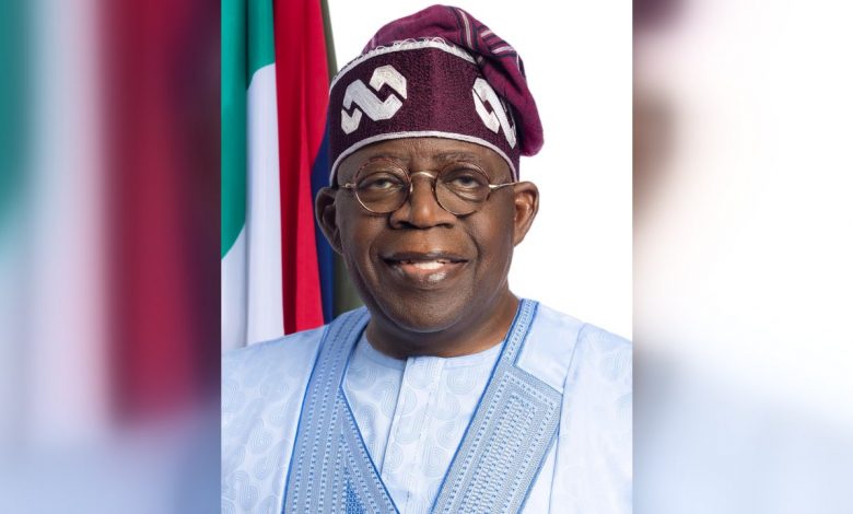 Portrait d’archive de Bola Tinubu en 2023