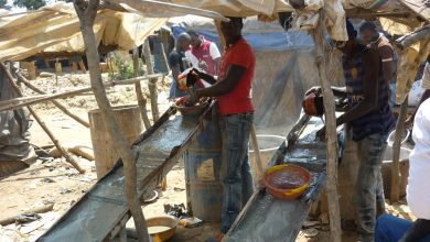 Orpaillage artisanal dans le nord de la Côte d’Ivoire, photo d’archive