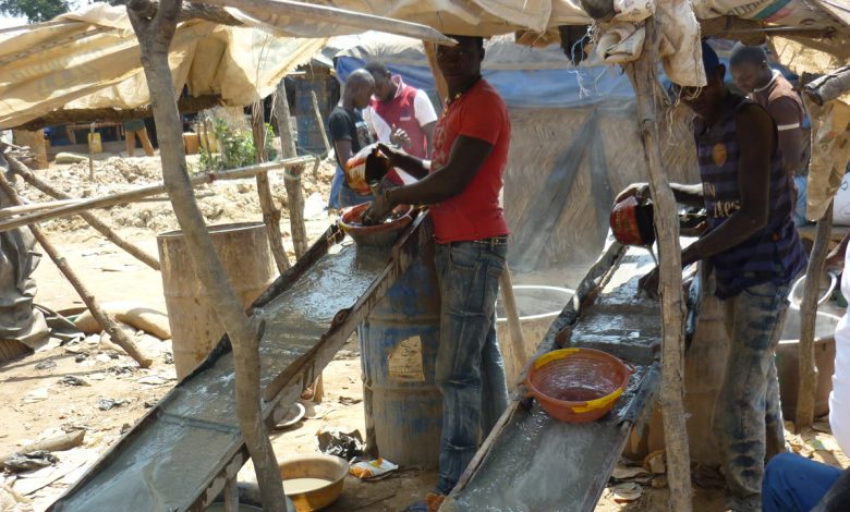 Orpaillage artisanal dans le nord de la Côte d’Ivoire, photo d’archive