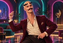 Illustration d’un personnage dansant inspiré de Benjamin Stachio