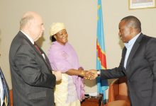 Joseph Kabila lors d’une rencontre officielle à Kinshasa en 2013