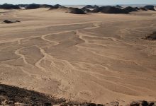 Désert nubien près de Wadi Halfa, au Soudan, en 2008