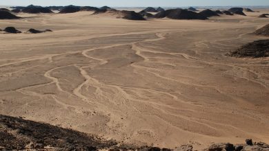 Désert nubien près de Wadi Halfa, au Soudan, en 2008