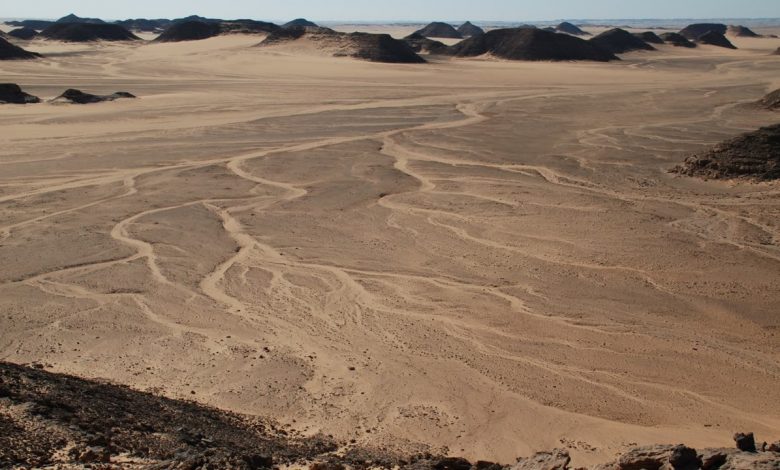 Désert nubien près de Wadi Halfa, au Soudan, en 2008