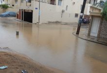 Rue inondée à Hann Maristes au Sénégal, photo d’archive de 2019