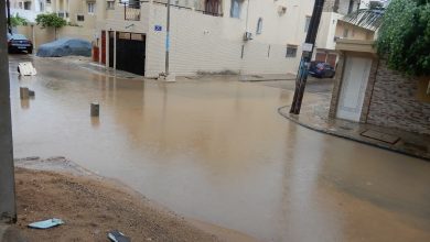 Rue inondée à Hann Maristes au Sénégal, photo d’archive de 2019