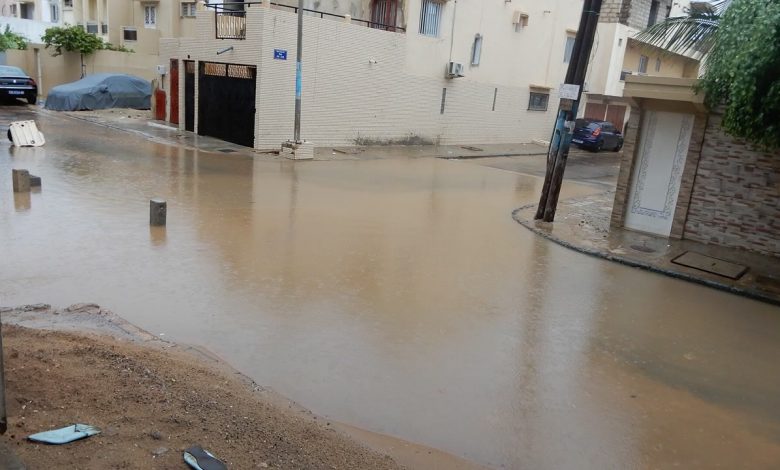 Rue inondée à Hann Maristes au Sénégal, photo d’archive de 2019