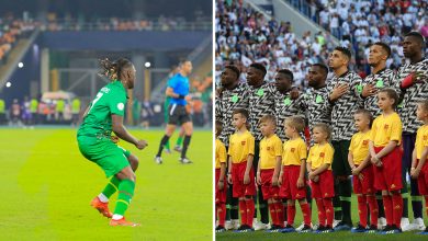 Montage de photos d’archive de la Guinée-Bissau et de la sélection du Nigeria