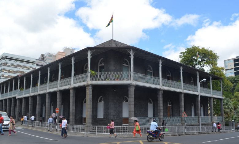 Bâtiment du Premier ministre à Port-Louis, photo d’archive