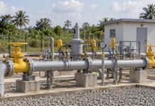 Illustration d’une installation de distribution de gaz