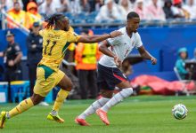 Antoine Semenyo lors d’un match Ghana-Angleterre en 2026