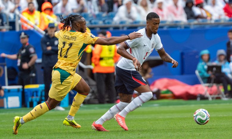 Antoine Semenyo lors d’un match Ghana-Angleterre en 2026