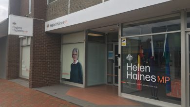 Bureau de la députée Helen Haines à Wangaratta, photo d’archive