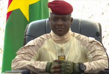Ibrahim Traoré lors d’une intervention officielle au Burkina Faso
