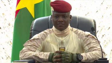Ibrahim Traoré lors d’une intervention officielle au Burkina Faso
