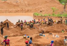 Orpailleurs au travail en Guinée, photo d’illustration de 2024