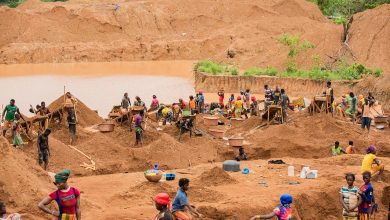 Orpailleurs au travail en Guinée, photo d’illustration de 2024