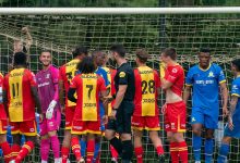 Joueurs de Mamelodi Sundowns lors d’un match d’archive en 2023