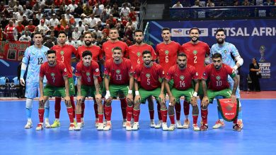 Équipe nationale marocaine de futsal pendant la CAN 2026, photo d’archive du 12 octobre