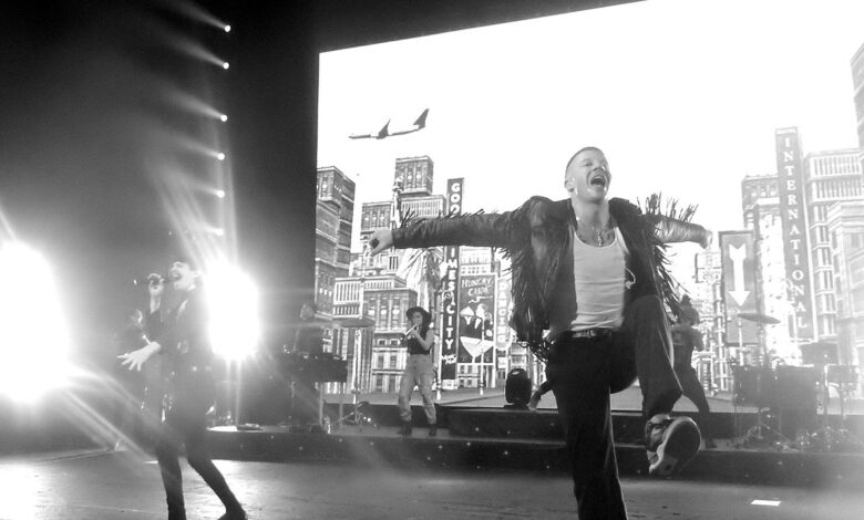 Macklemore en concert à Londres en 2018