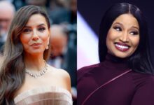 Portraits distincts d’Eva Longoria et Nicki Minaj