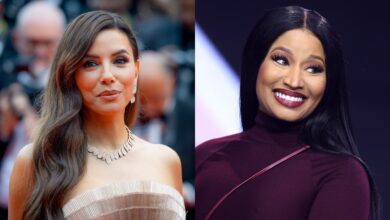 Portraits distincts d’Eva Longoria et Nicki Minaj
